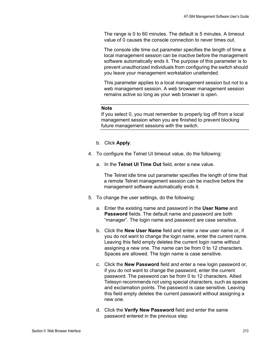 Allied Telesis AT-S84 User Manual | Page 213 / 334
