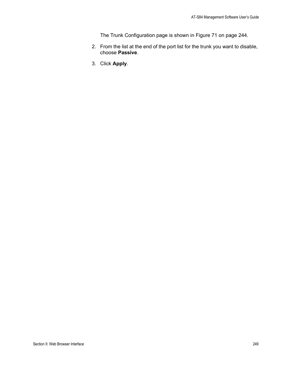Allied Telesis AT-S84 User Manual | Page 249 / 334