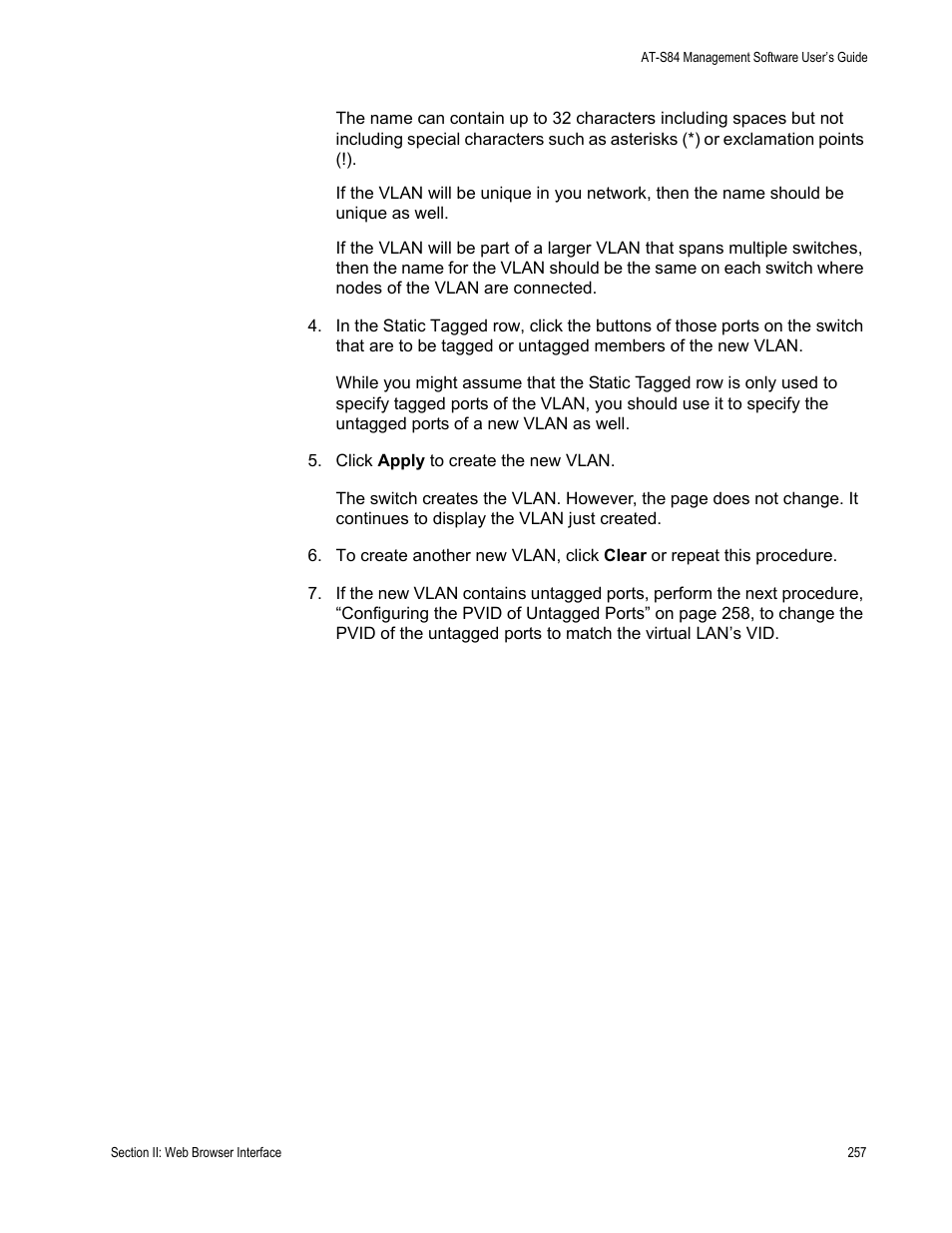 Allied Telesis AT-S84 User Manual | Page 257 / 334