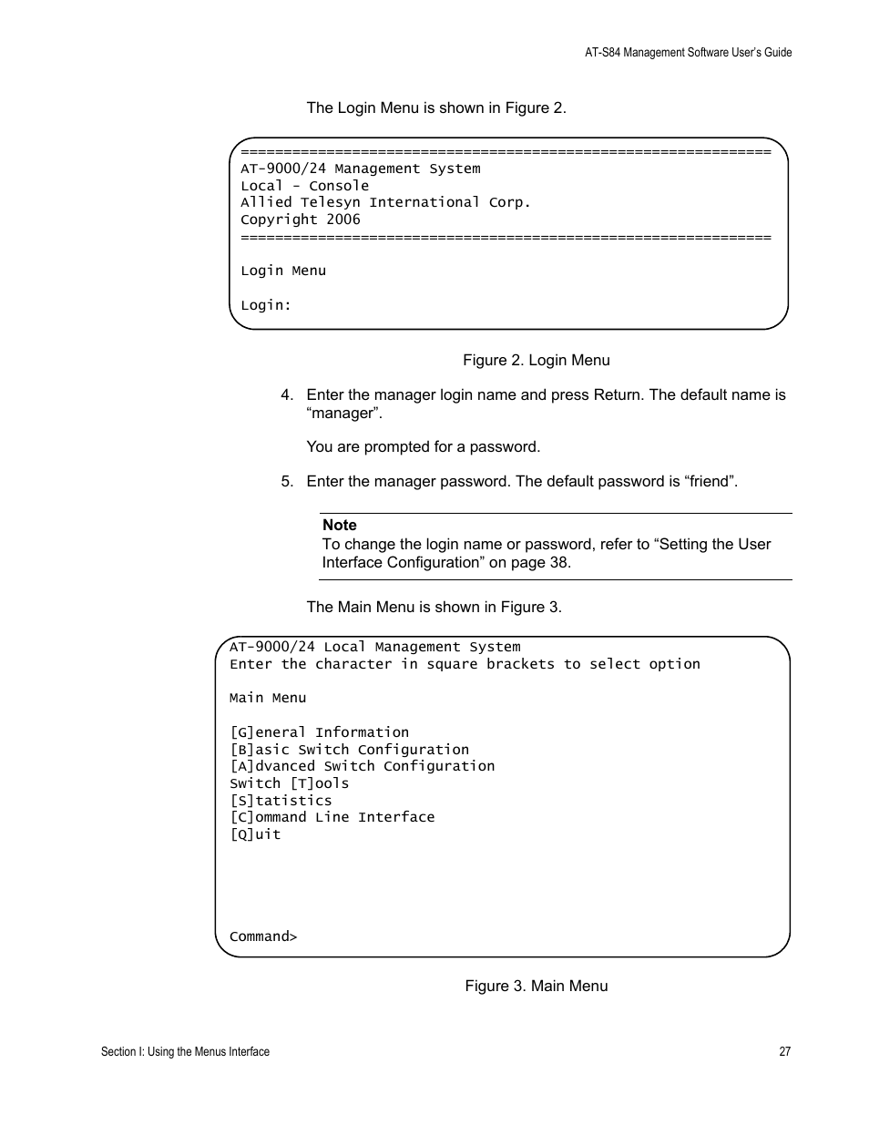 Allied Telesis AT-S84 User Manual | Page 27 / 334