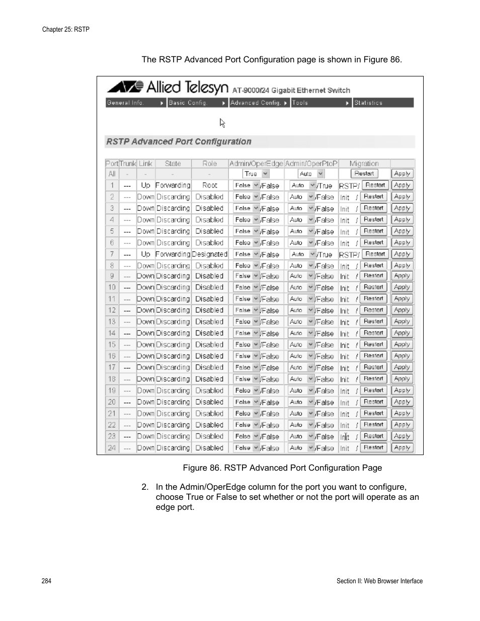 Allied Telesis AT-S84 User Manual | Page 284 / 334