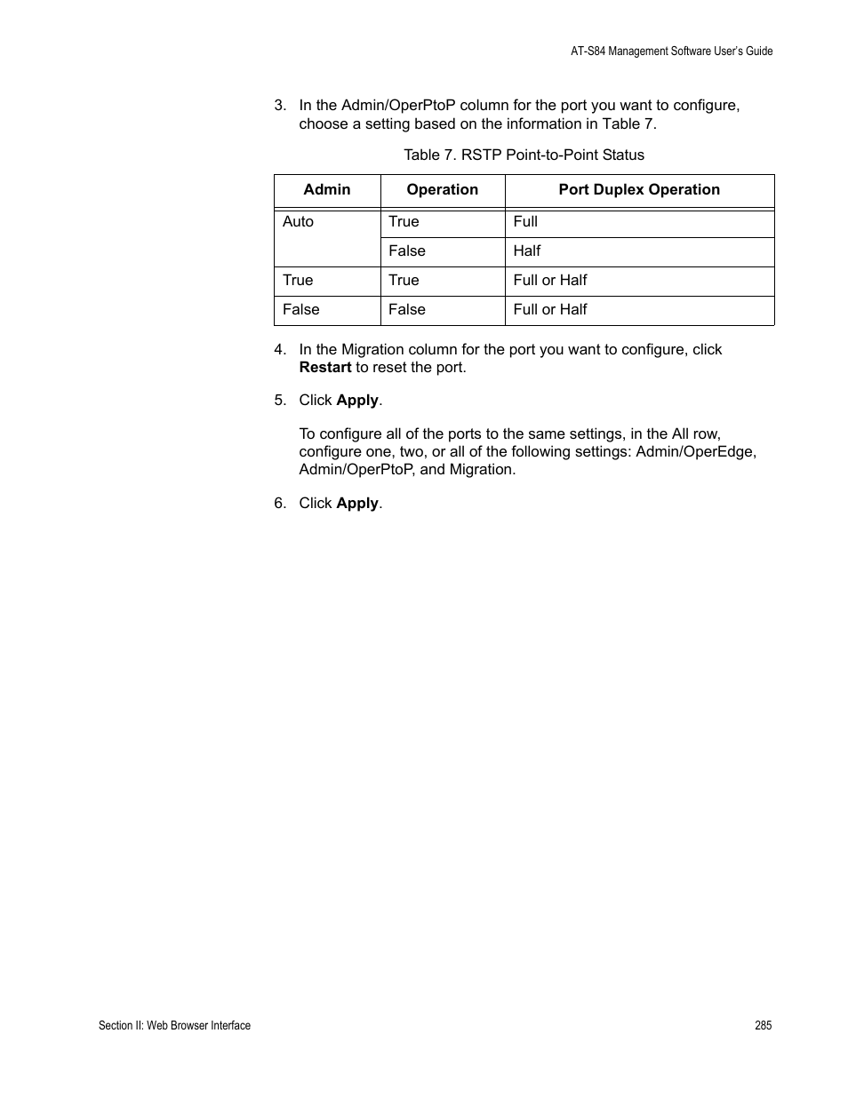 Allied Telesis AT-S84 User Manual | Page 285 / 334