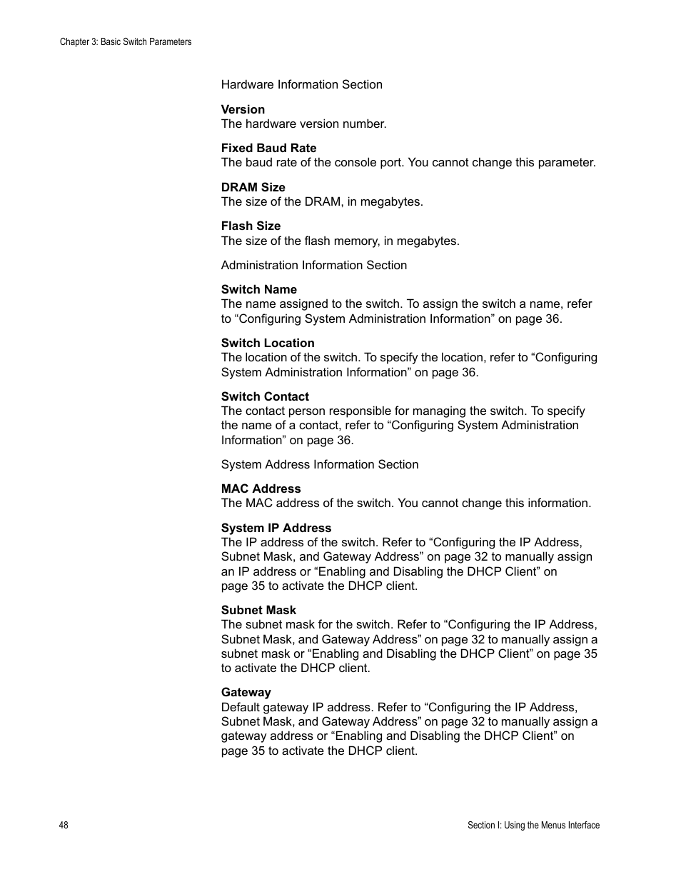 Allied Telesis AT-S84 User Manual | Page 48 / 334