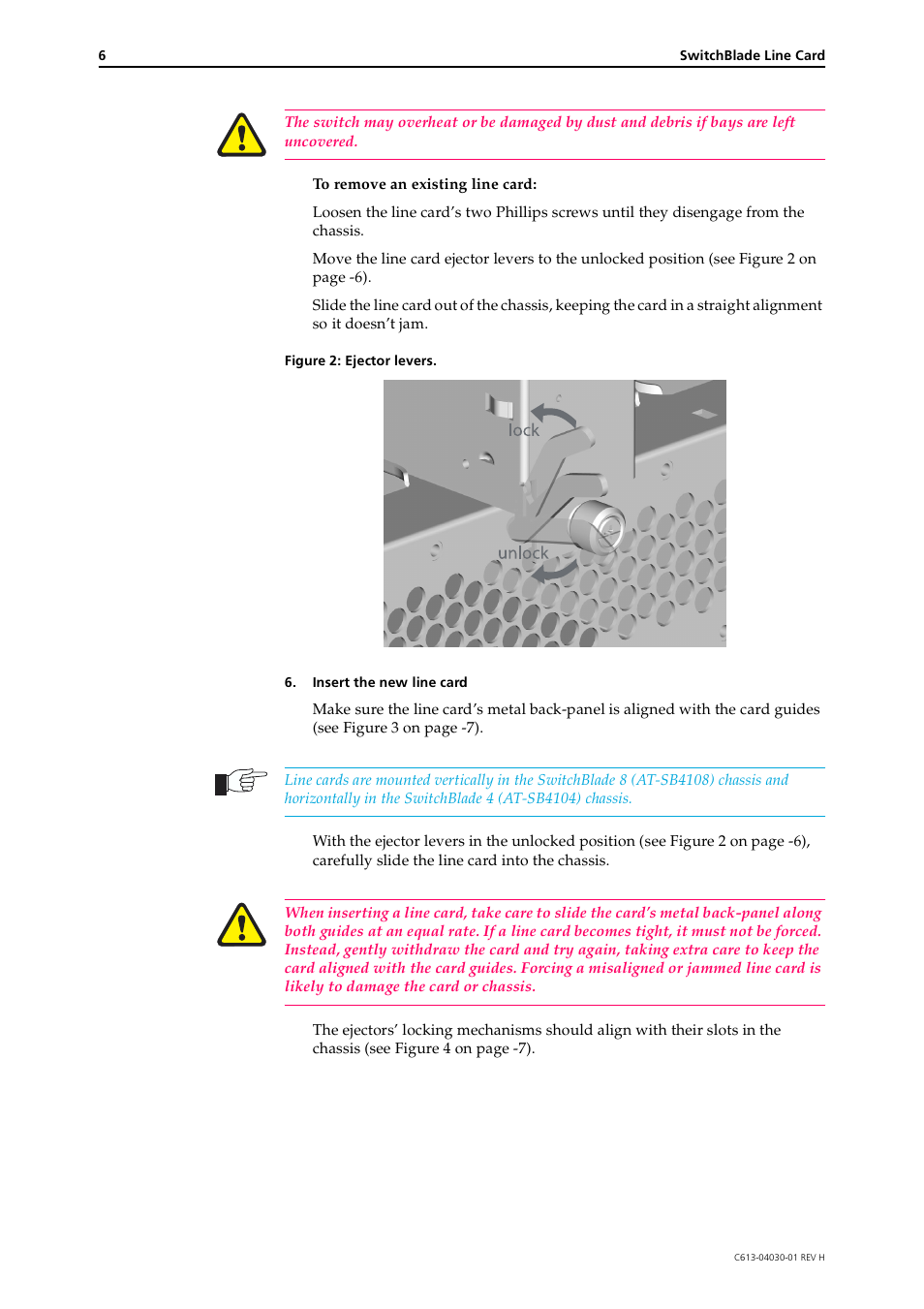 Allied Telesis SwitchBlade Line Card User Manual | Page 6 / 10