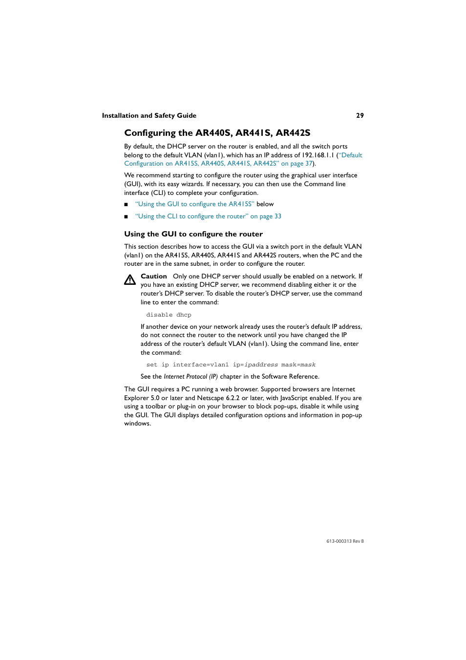 Configuring the ar440s, ar441s, ar442s | Allied Telesis AR400 Series Router User Manual | Page 29 / 56