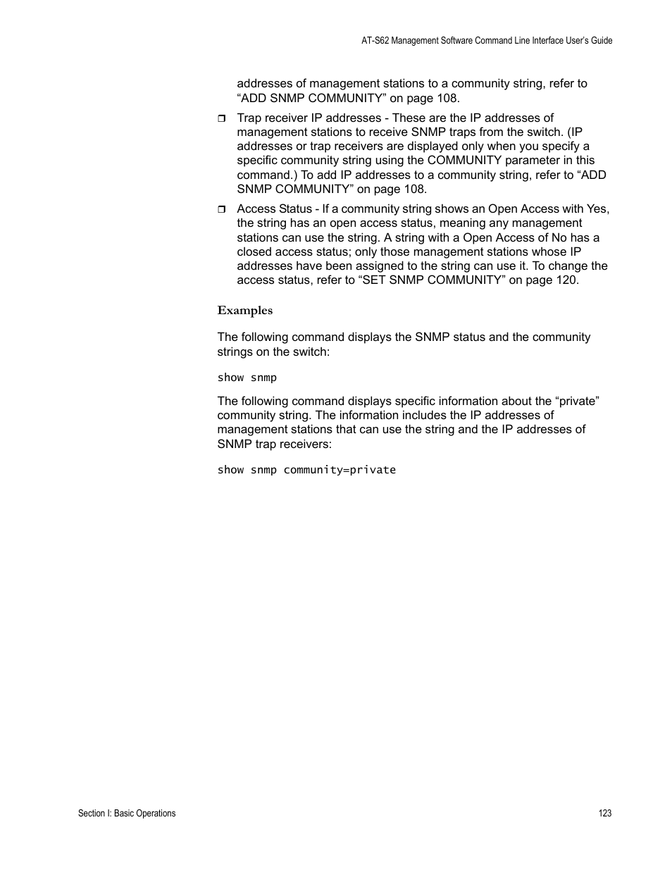 Allied Telesis AT-S62 User Manual | Page 123 / 656