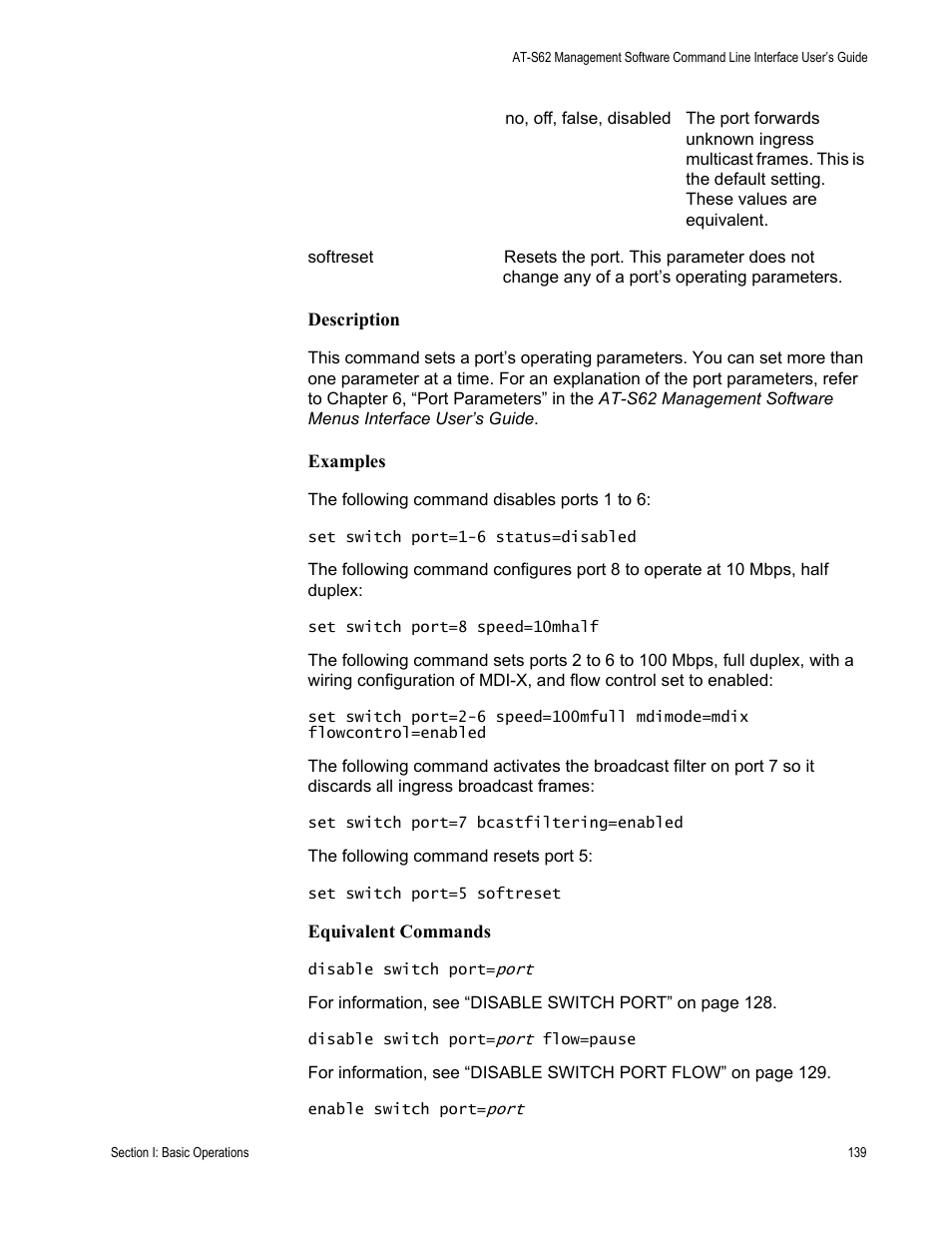 Allied Telesis AT-S62 User Manual | Page 139 / 656