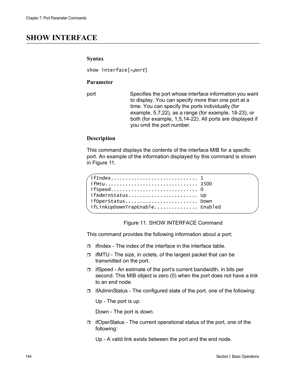 Show interface | Allied Telesis AT-S62 User Manual | Page 144 / 656