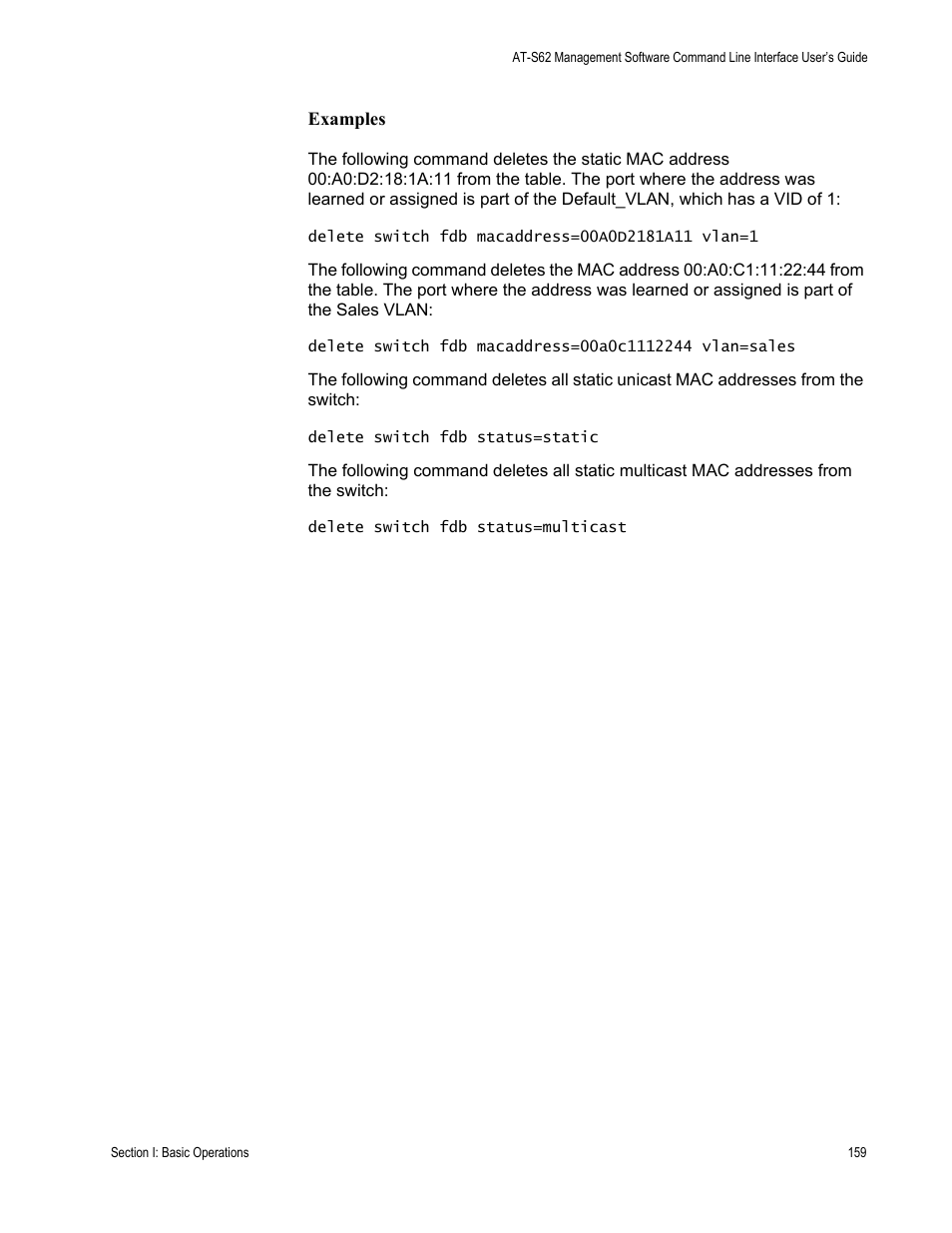 Allied Telesis AT-S62 User Manual | Page 159 / 656