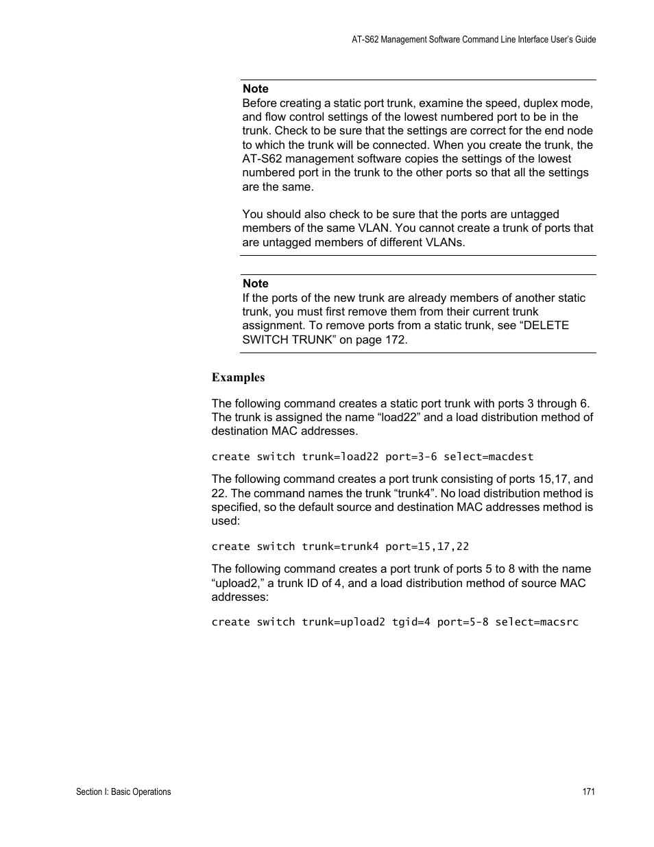Allied Telesis AT-S62 User Manual | Page 171 / 656