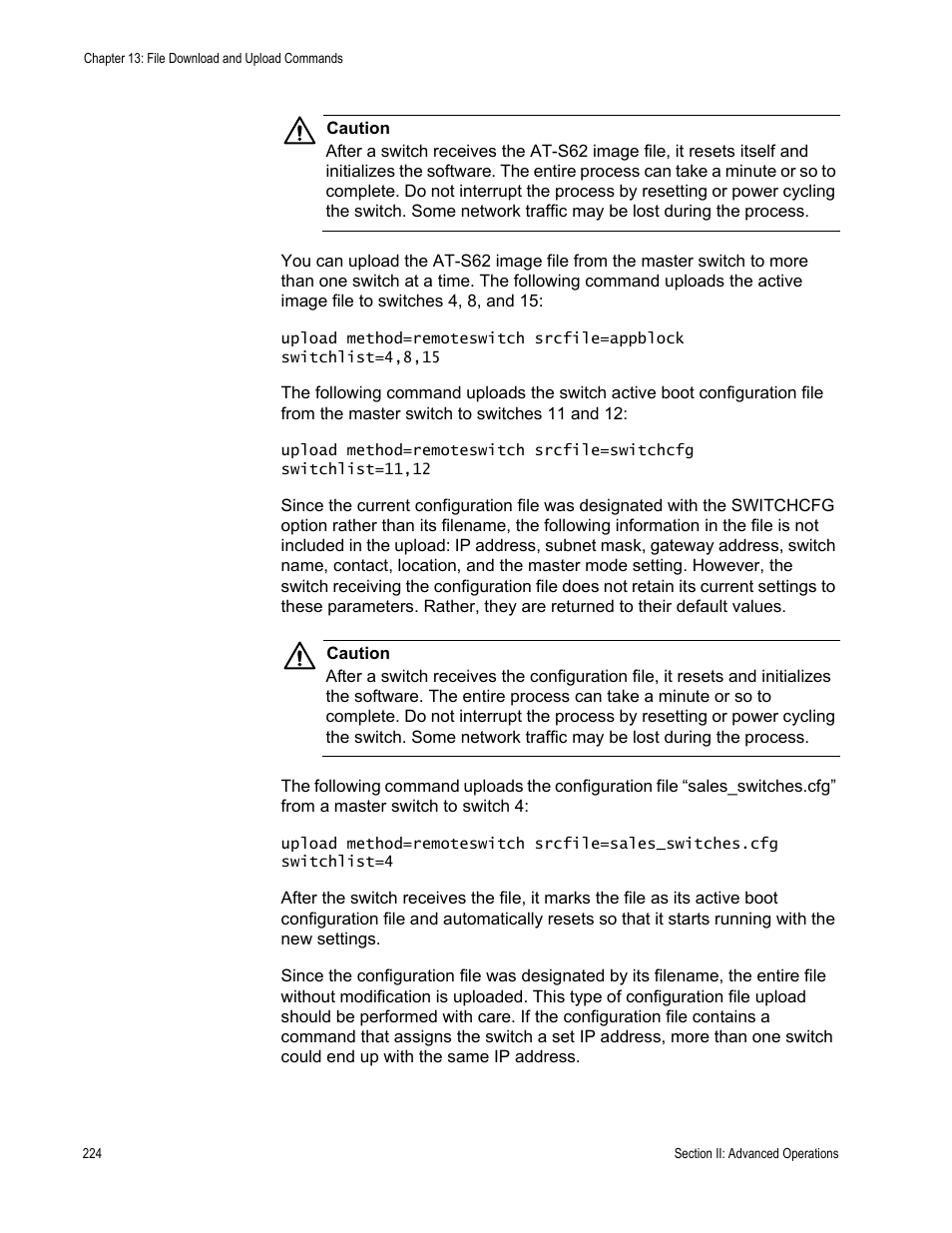 Allied Telesis AT-S62 User Manual | Page 224 / 656