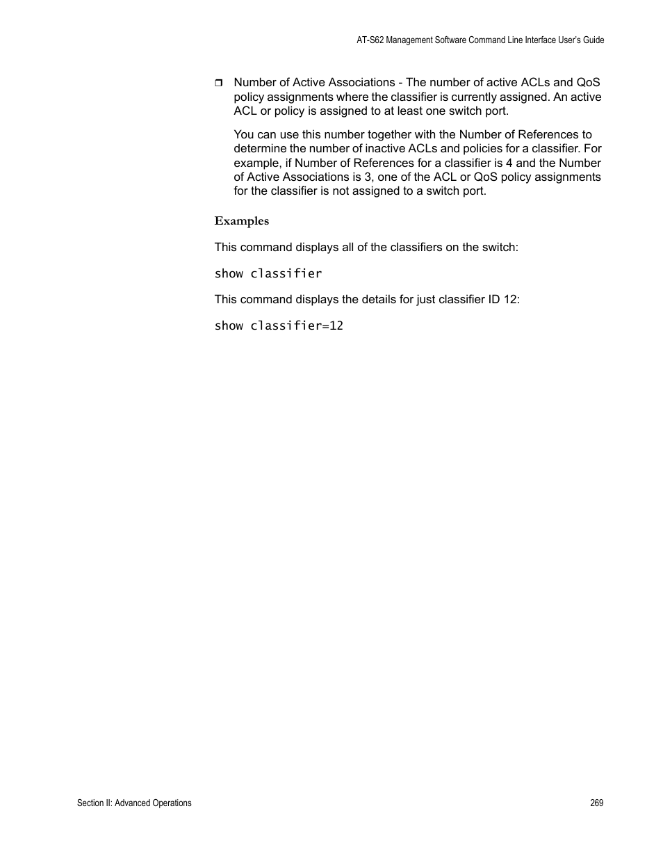 Allied Telesis AT-S62 User Manual | Page 269 / 656
