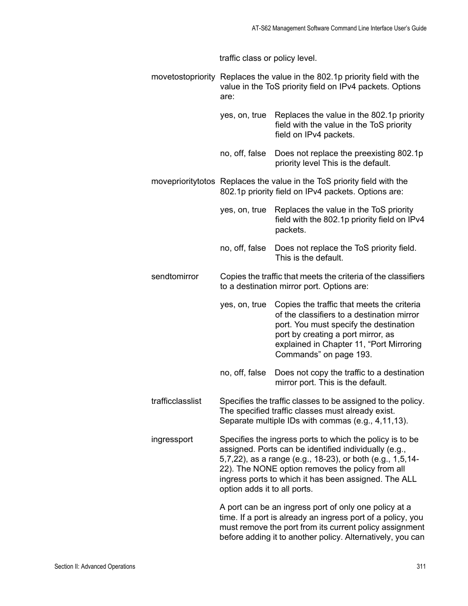 Allied Telesis AT-S62 User Manual | Page 311 / 656