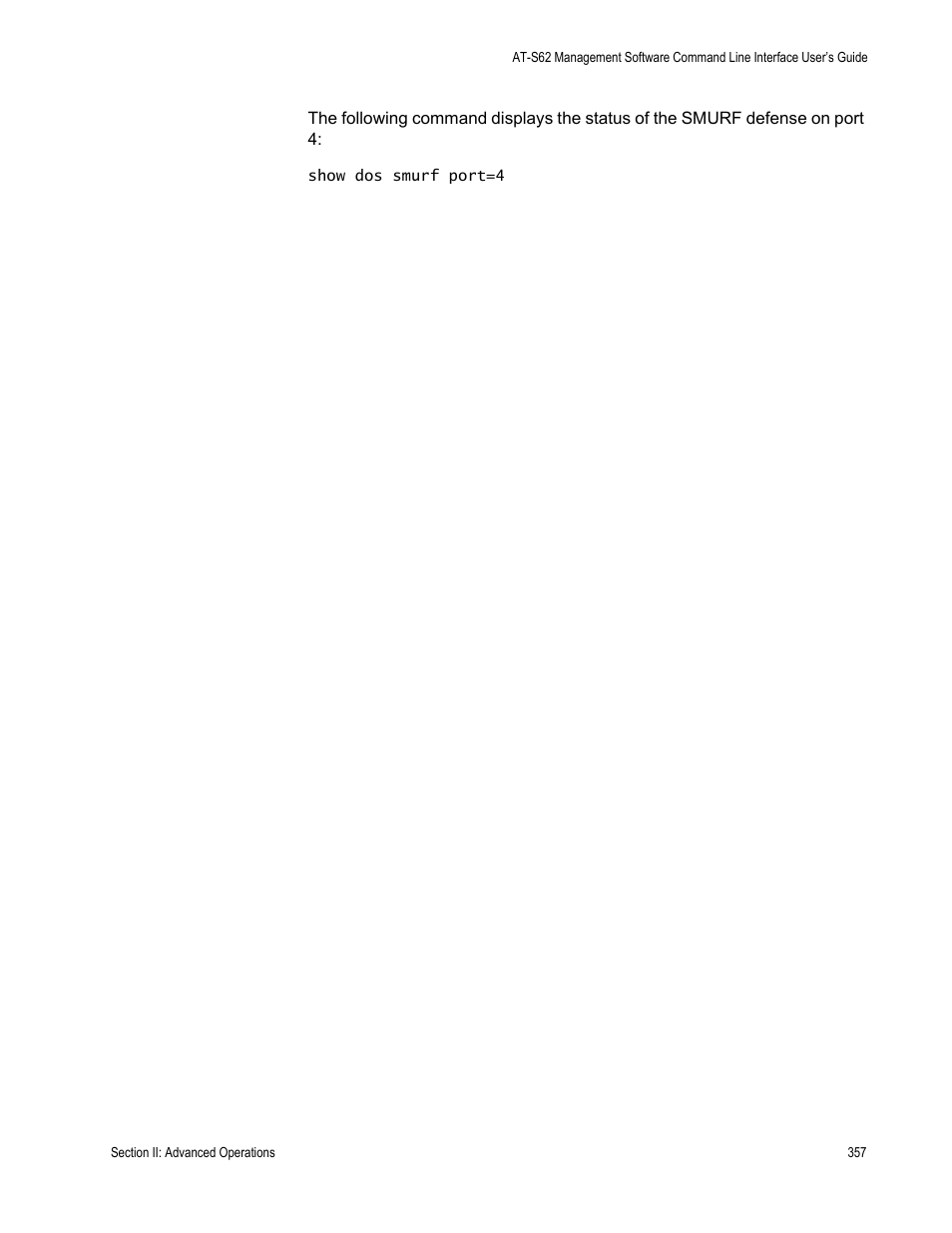 Allied Telesis AT-S62 User Manual | Page 357 / 656