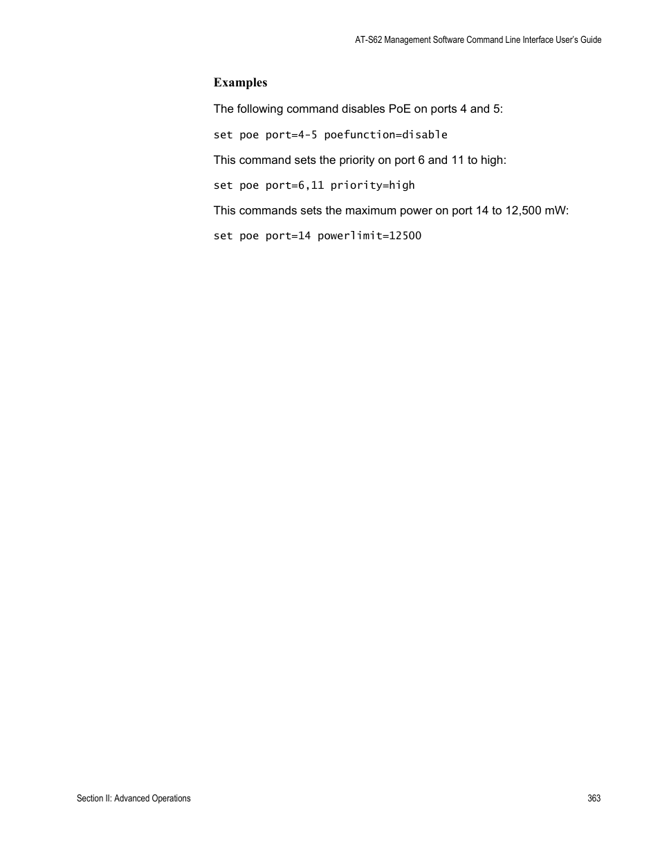 Allied Telesis AT-S62 User Manual | Page 363 / 656