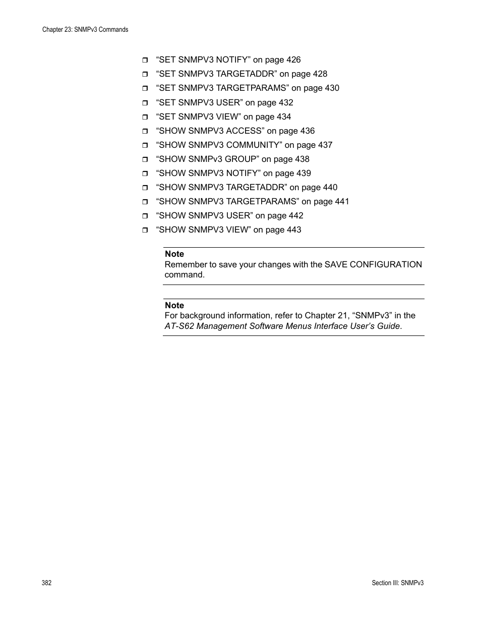 Allied Telesis AT-S62 User Manual | Page 382 / 656