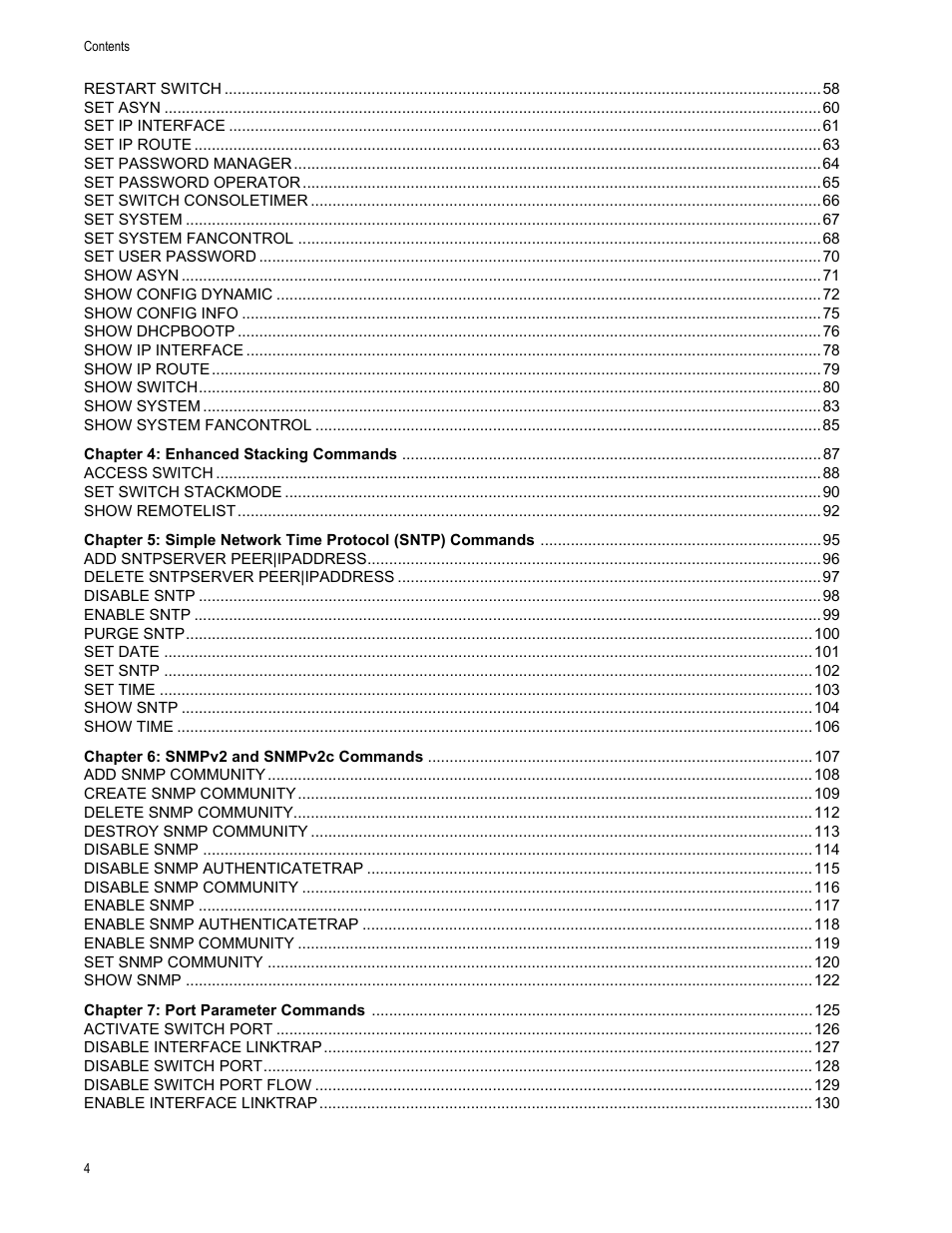 Allied Telesis AT-S62 User Manual | Page 4 / 656