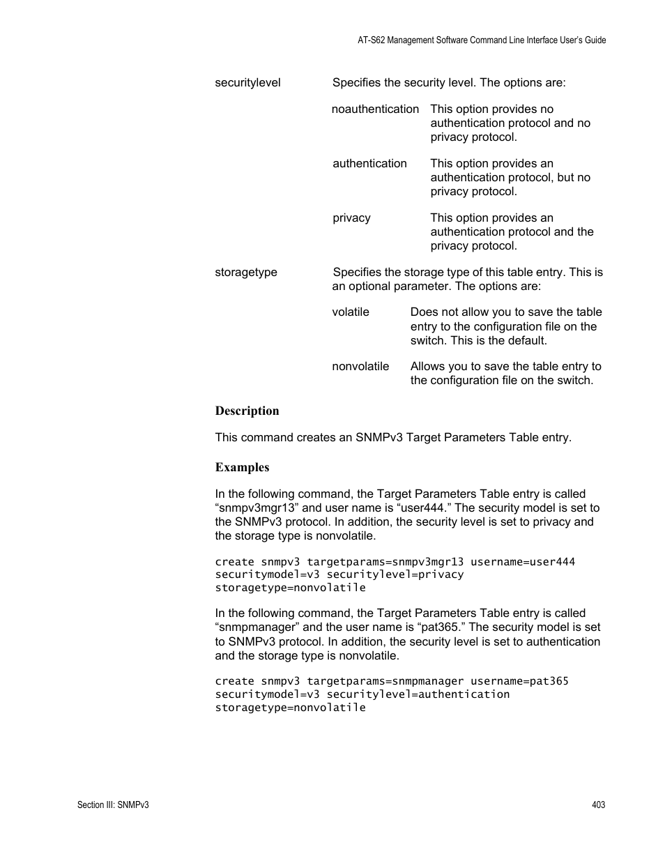 Allied Telesis AT-S62 User Manual | Page 403 / 656