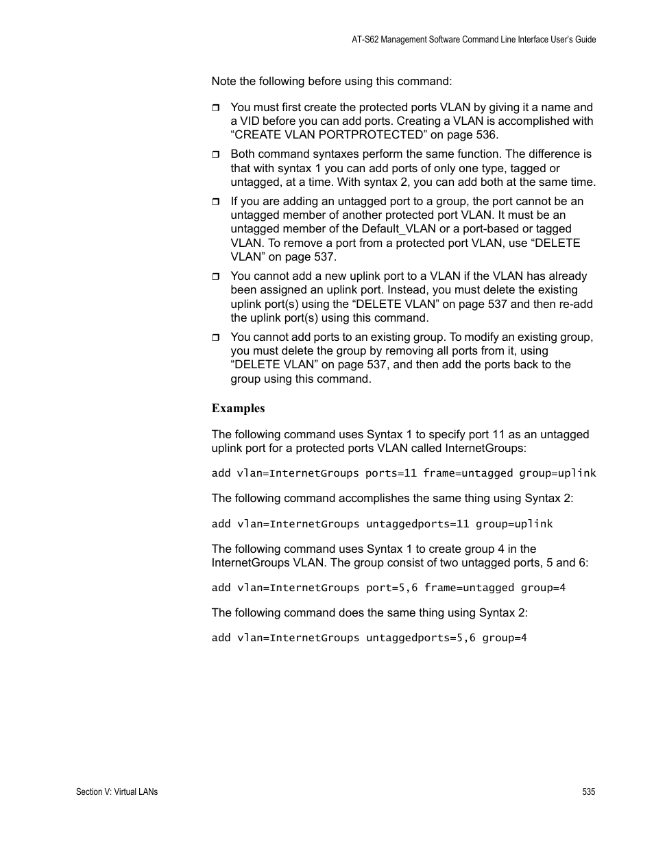 Allied Telesis AT-S62 User Manual | Page 535 / 656