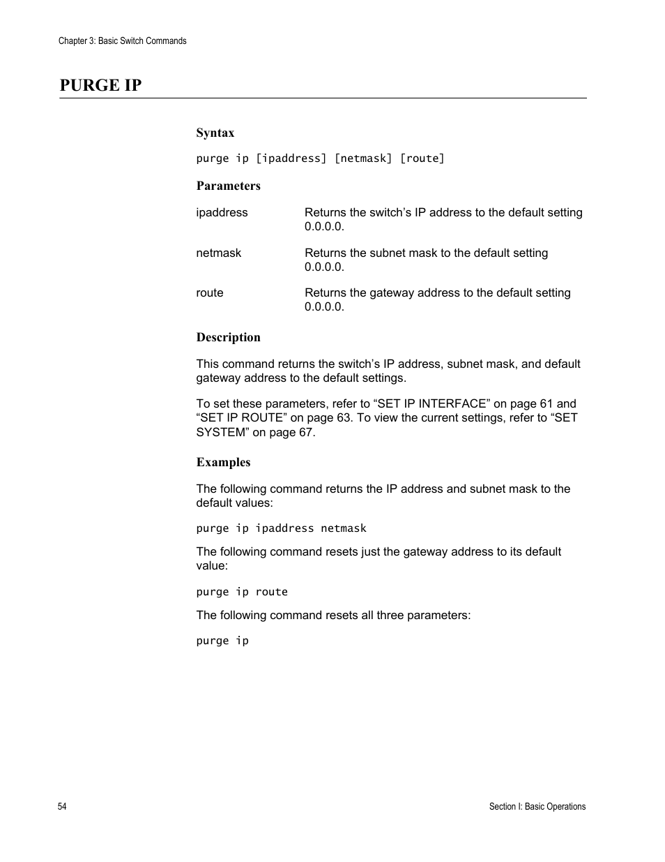 Purge ip | Allied Telesis AT-S62 User Manual | Page 54 / 656