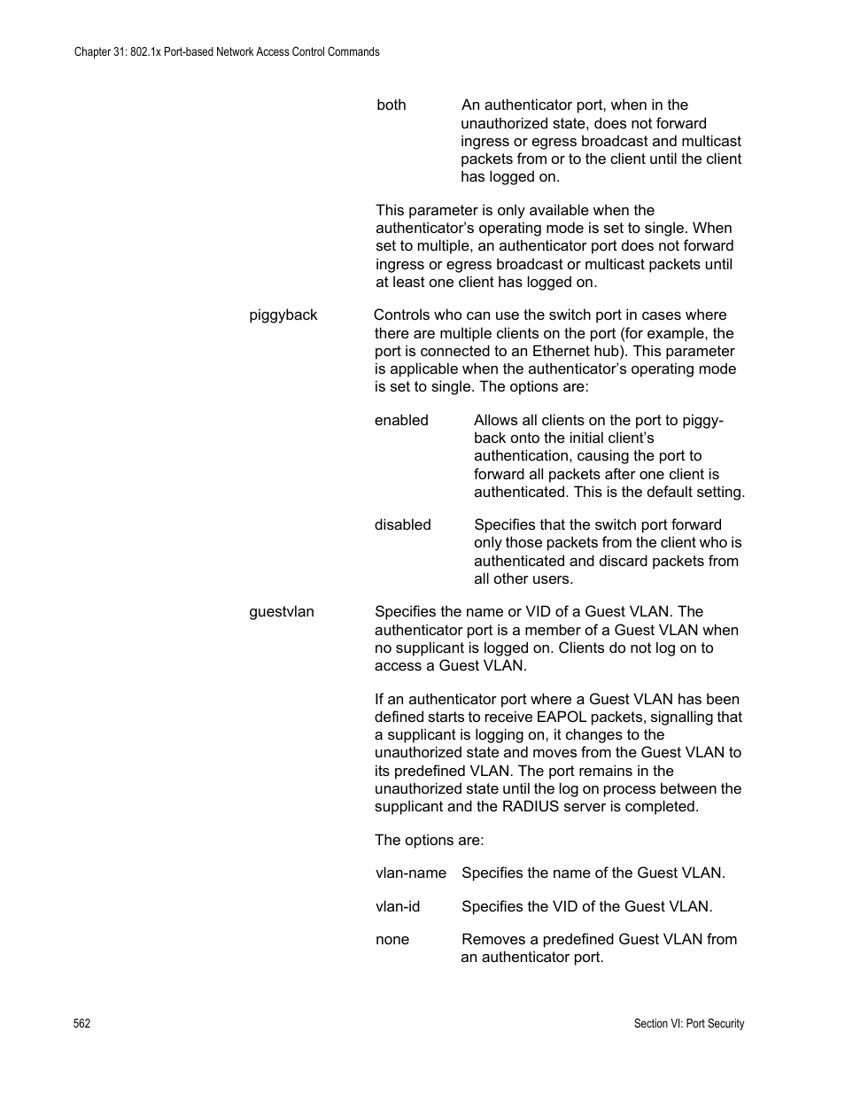 Allied Telesis AT-S62 User Manual | Page 562 / 656