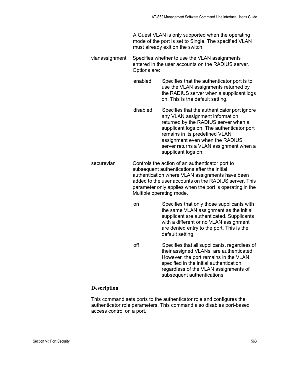 Allied Telesis AT-S62 User Manual | Page 563 / 656