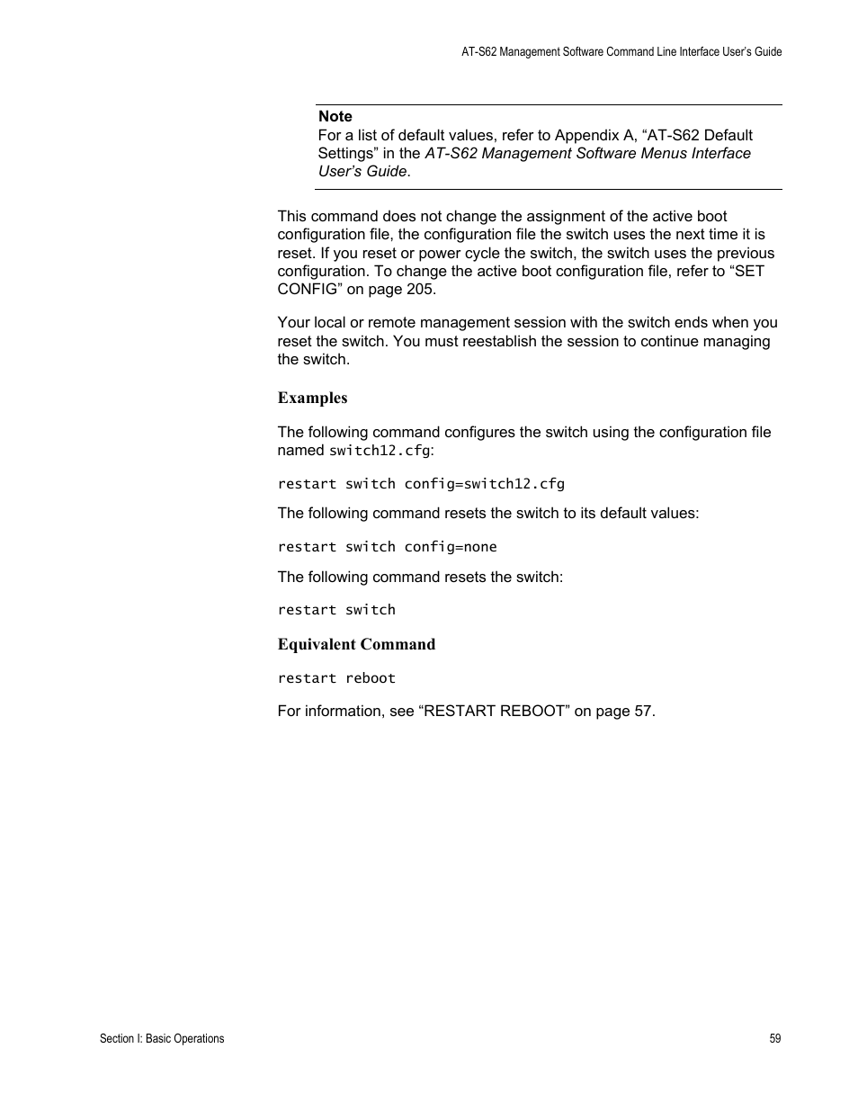Allied Telesis AT-S62 User Manual | Page 59 / 656