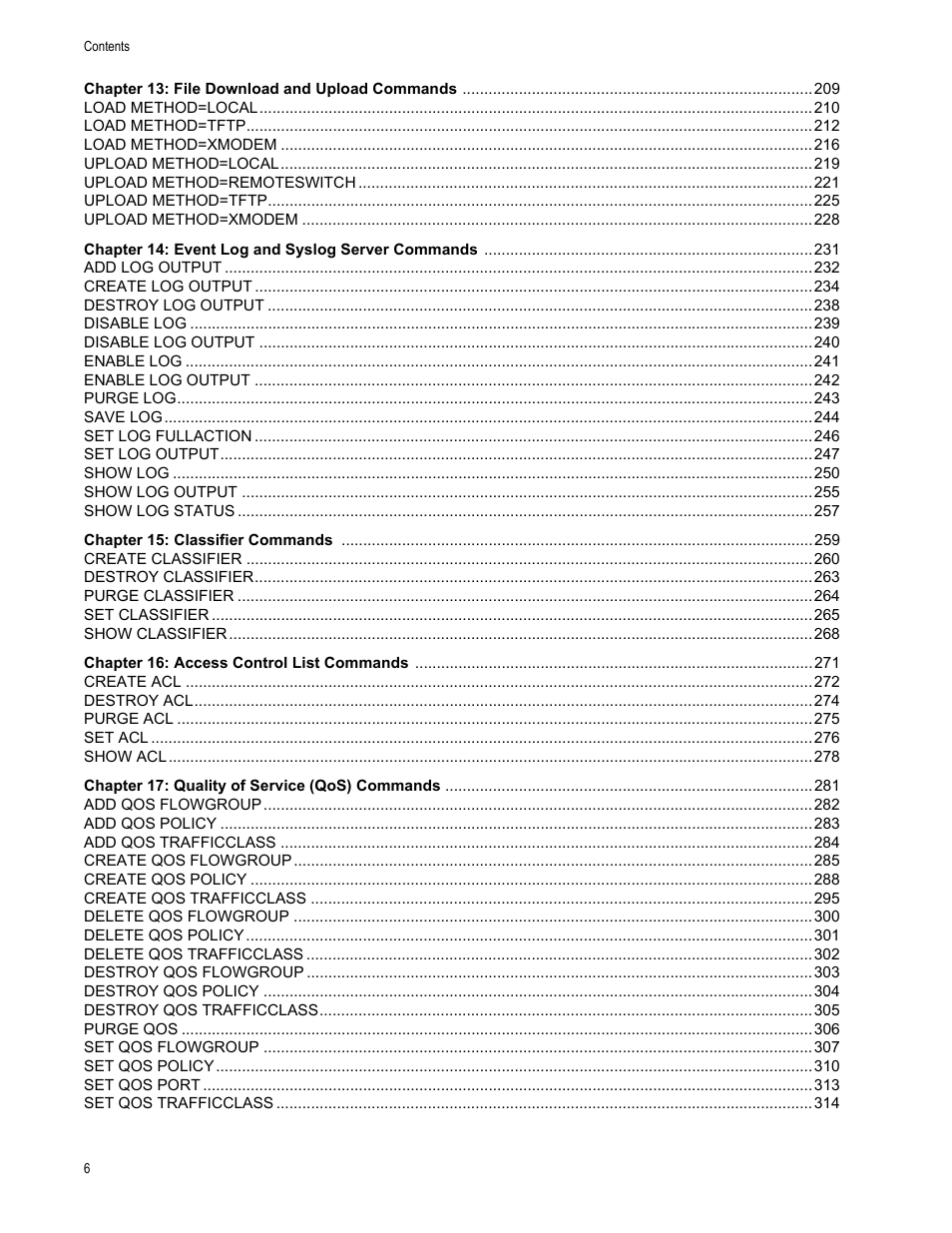 Allied Telesis AT-S62 User Manual | Page 6 / 656
