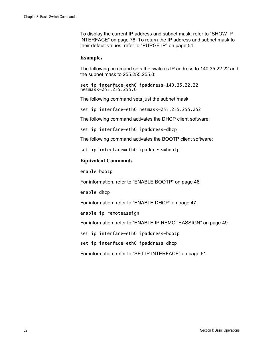 Allied Telesis AT-S62 User Manual | Page 62 / 656