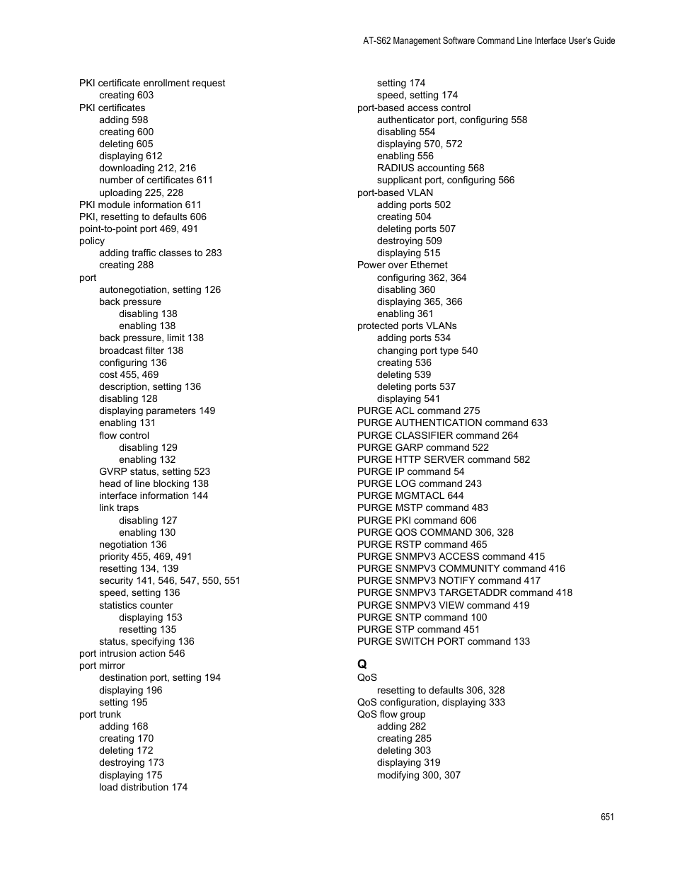 Allied Telesis AT-S62 User Manual | Page 651 / 656
