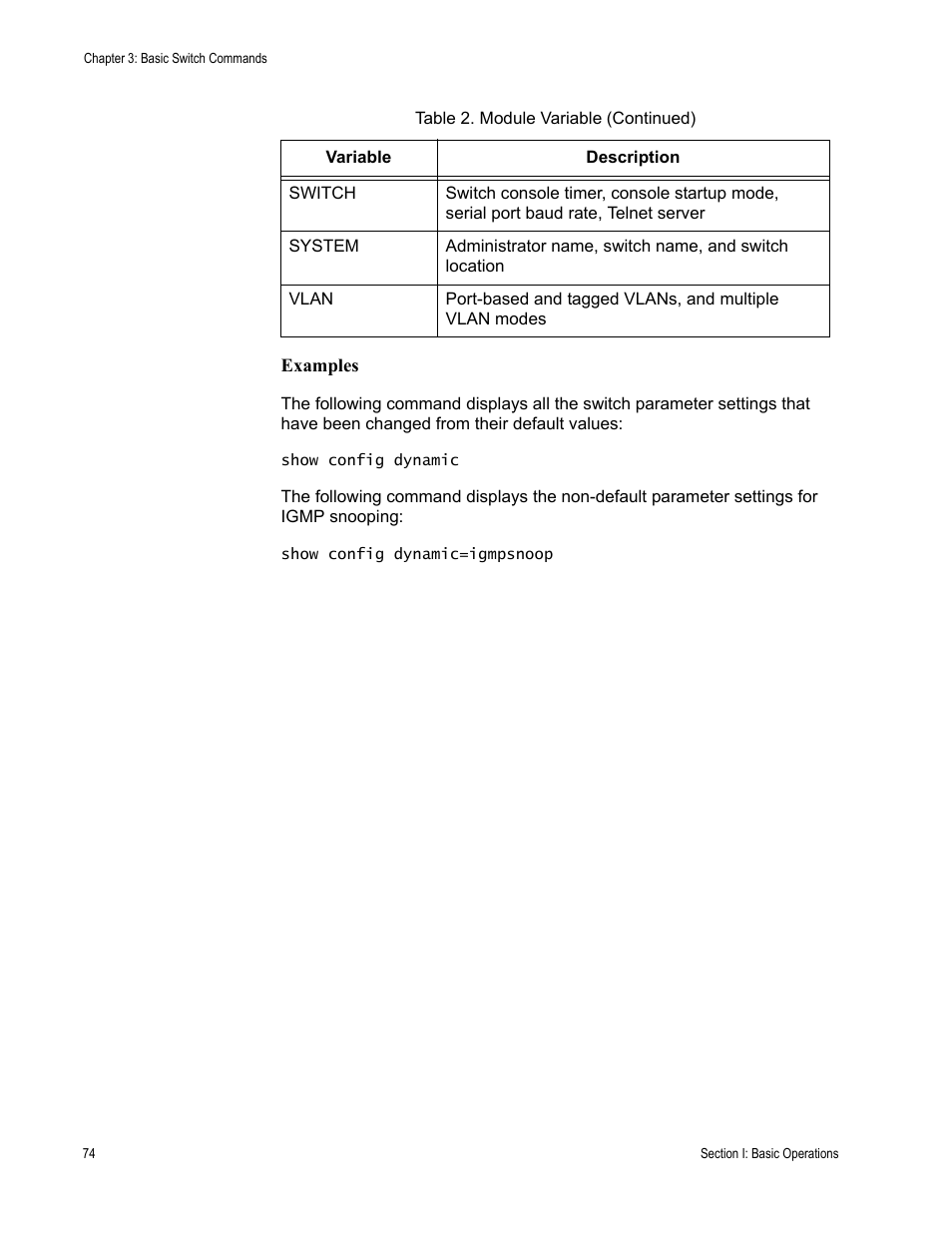 Allied Telesis AT-S62 User Manual | Page 74 / 656