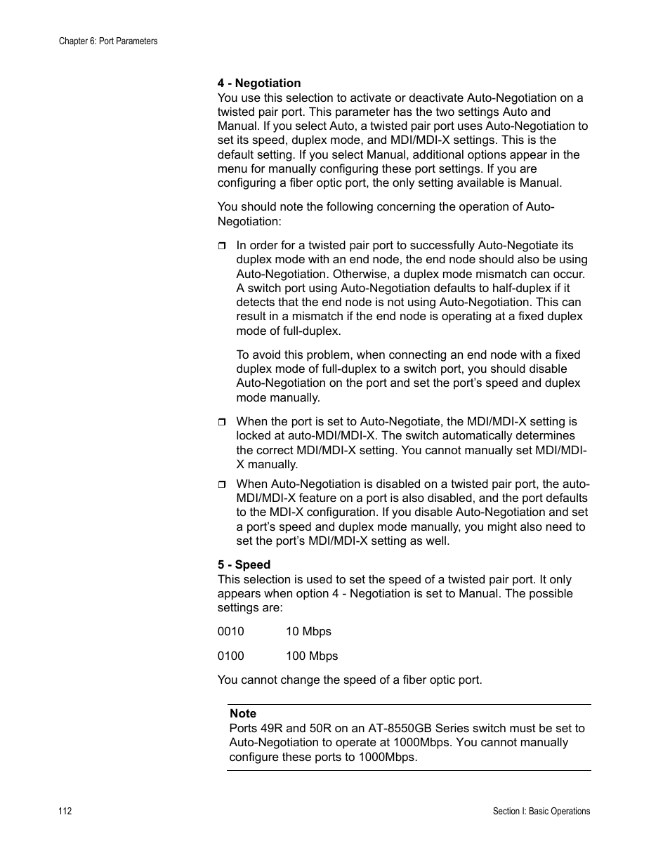 Allied Telesis AT-S62 User Manual | Page 112 / 822