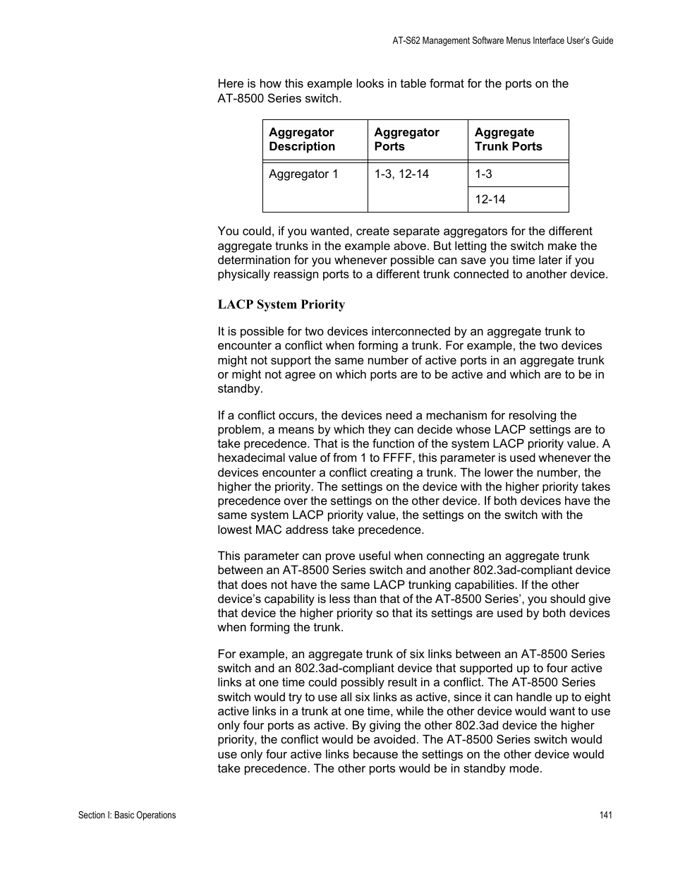 Allied Telesis AT-S62 User Manual | Page 141 / 822