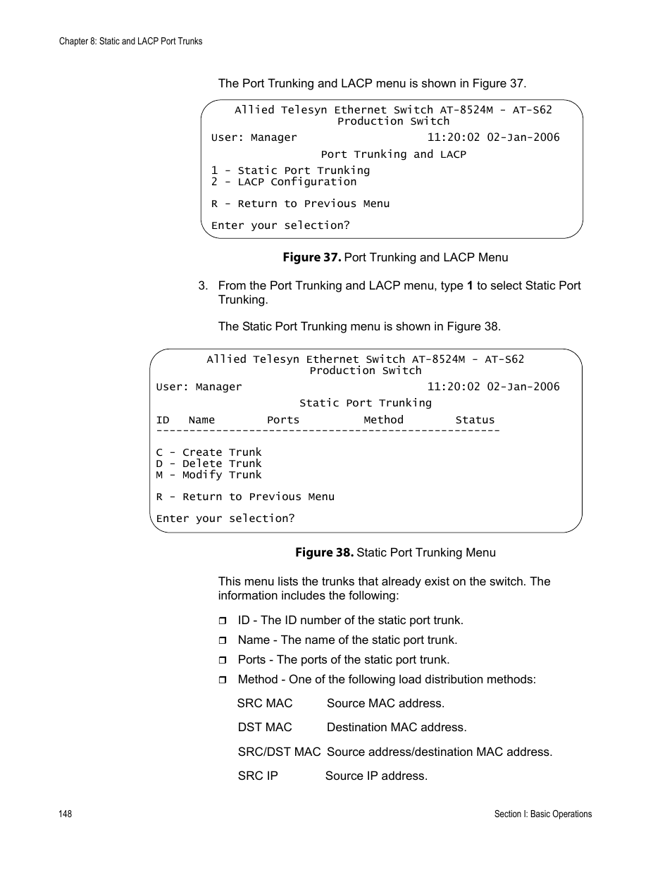 Allied Telesis AT-S62 User Manual | Page 148 / 822