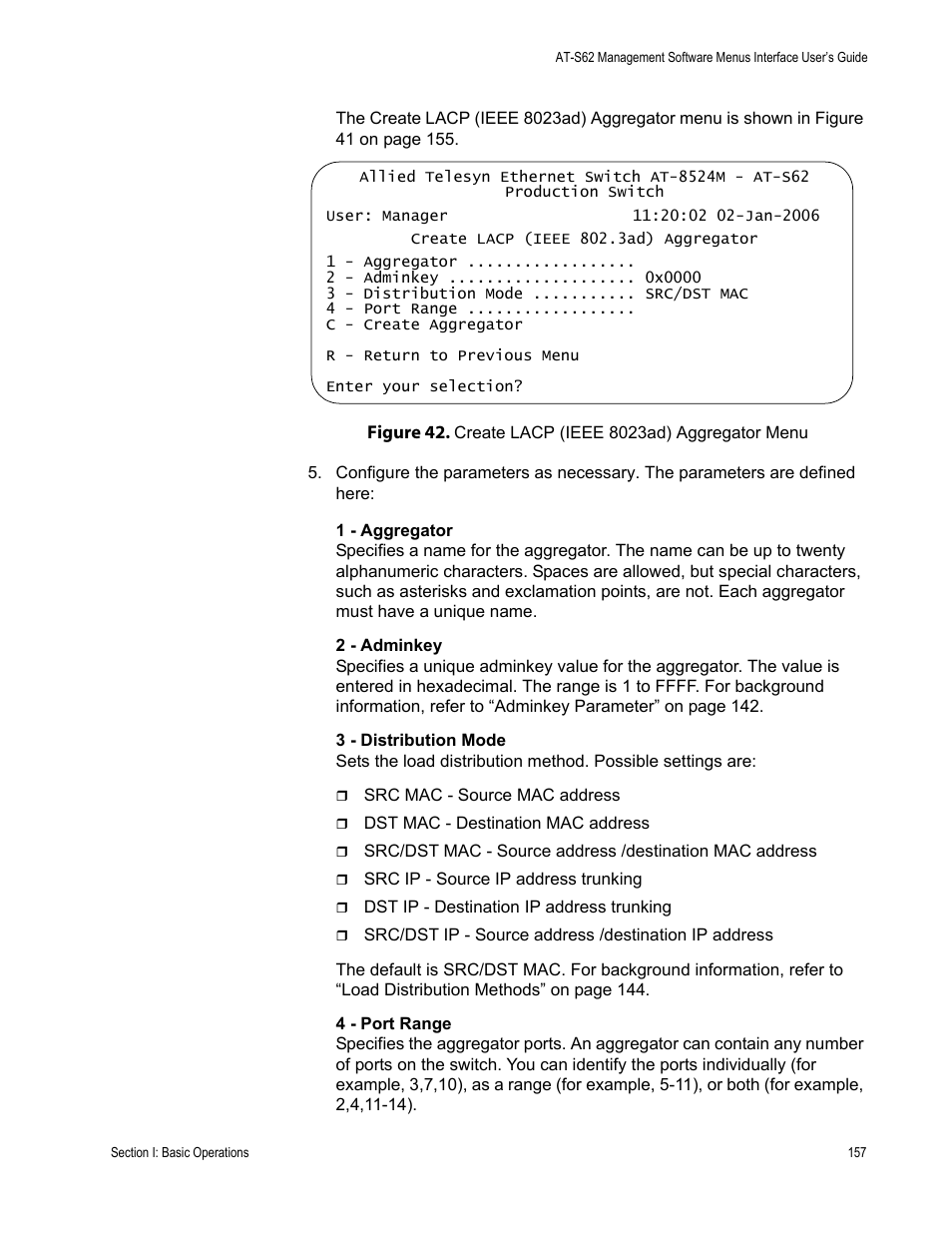 Allied Telesis AT-S62 User Manual | Page 157 / 822