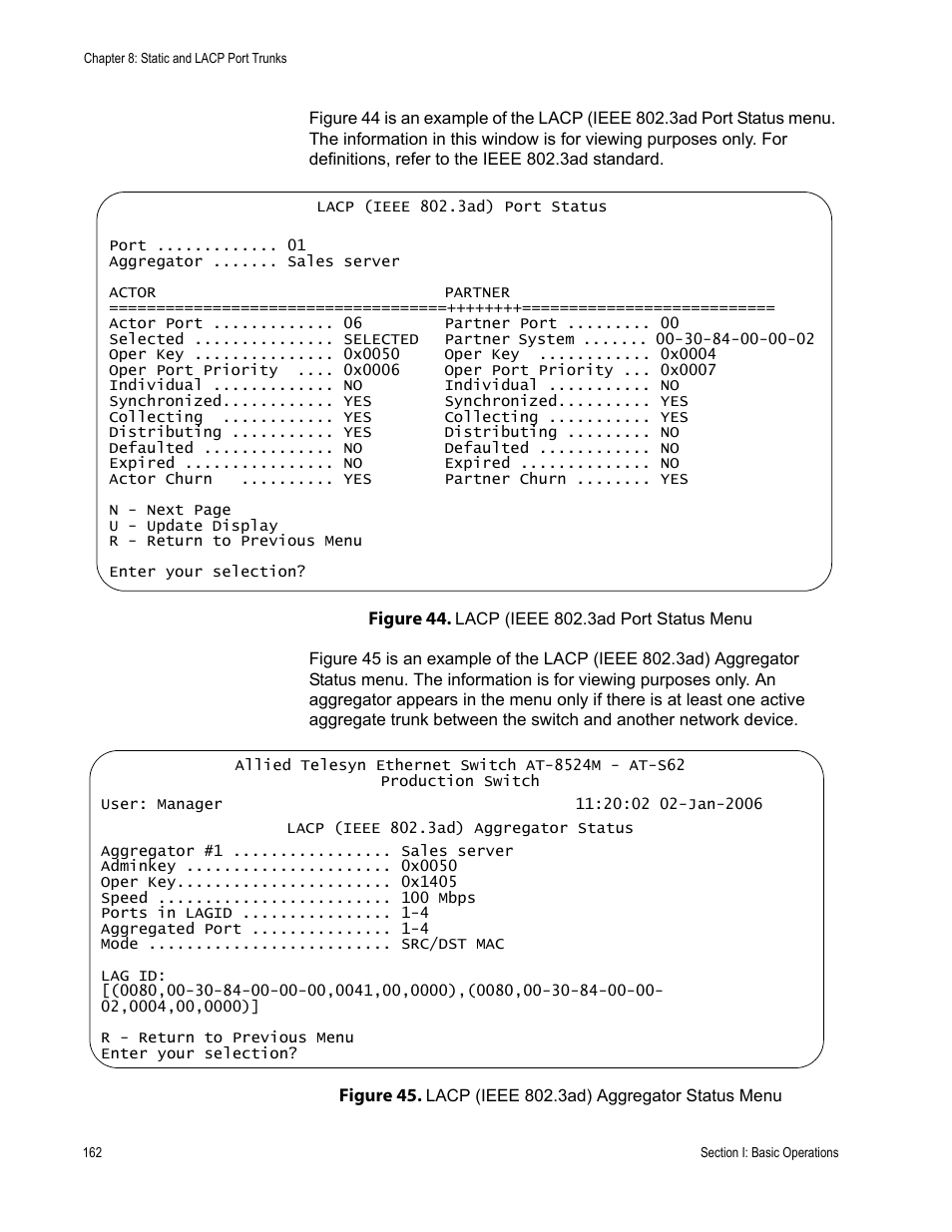 Allied Telesis AT-S62 User Manual | Page 162 / 822