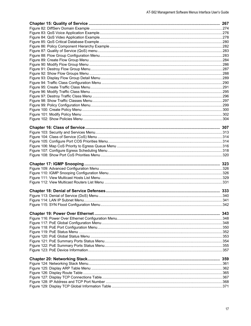 Allied Telesis AT-S62 User Manual | Page 17 / 822