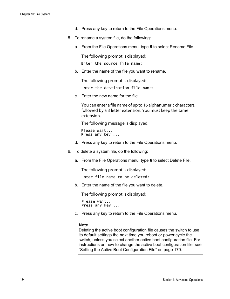 Allied Telesis AT-S62 User Manual | Page 184 / 822