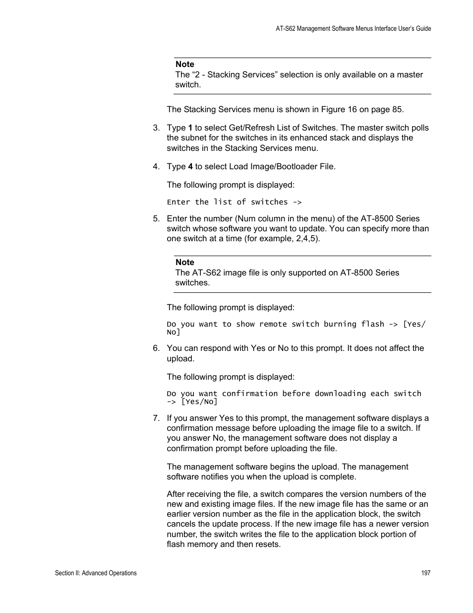 Allied Telesis AT-S62 User Manual | Page 197 / 822