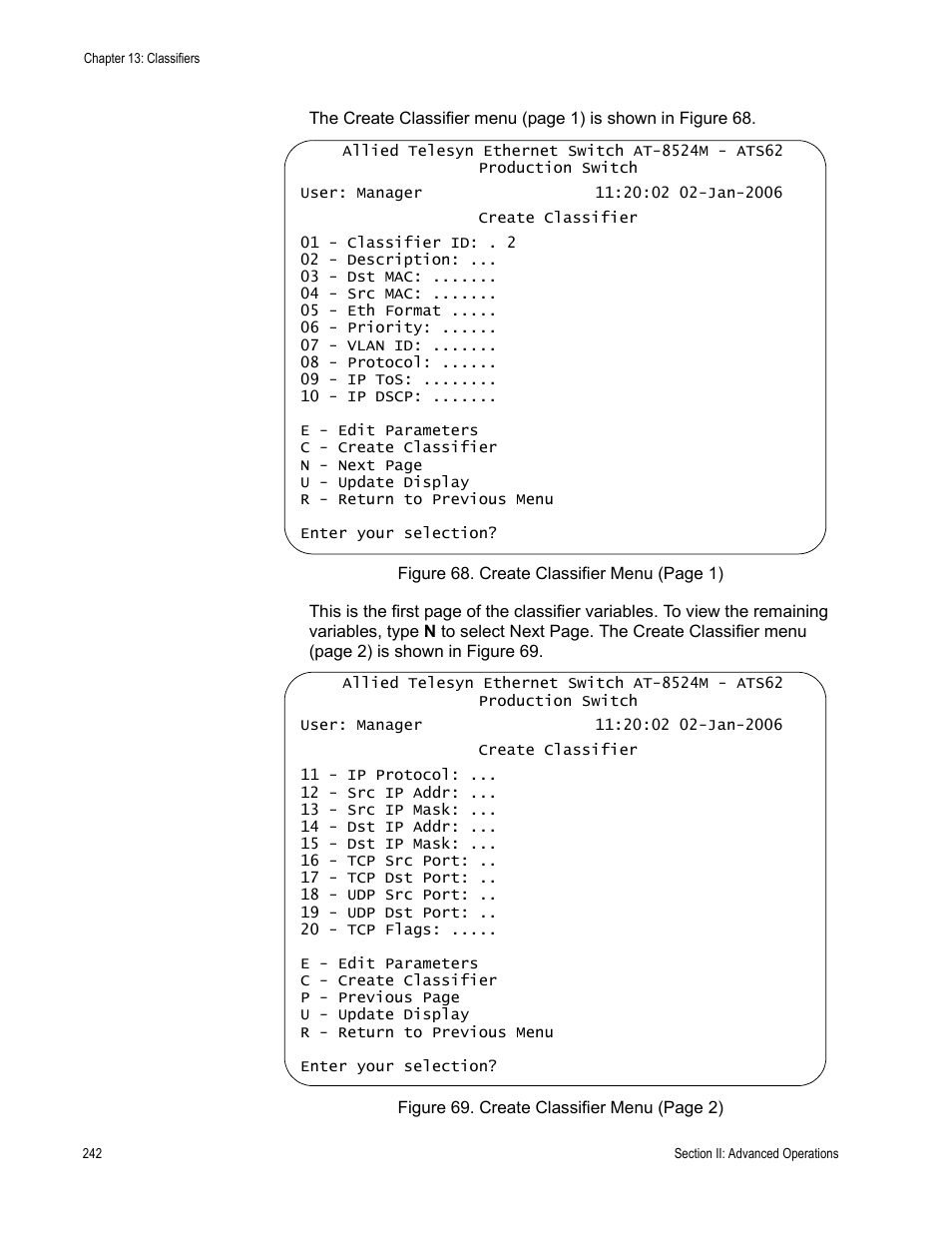 Allied Telesis AT-S62 User Manual | Page 242 / 822