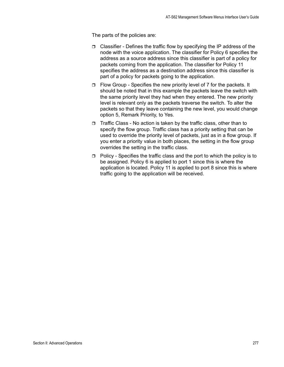 Allied Telesis AT-S62 User Manual | Page 277 / 822