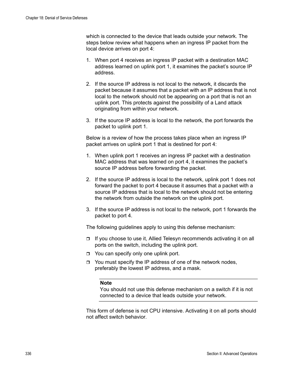 Allied Telesis AT-S62 User Manual | Page 336 / 822