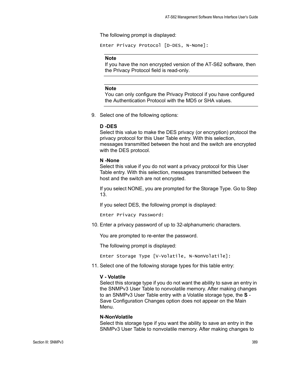 Allied Telesis AT-S62 User Manual | Page 389 / 822