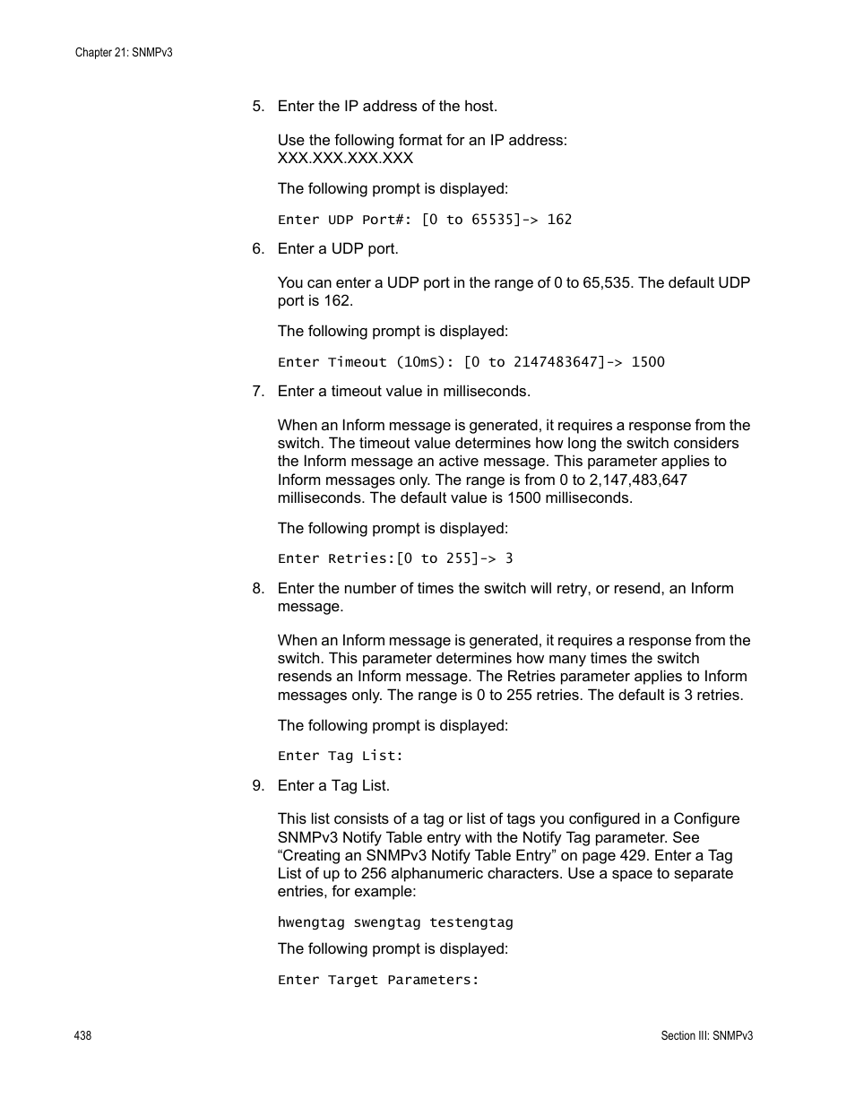 Allied Telesis AT-S62 User Manual | Page 438 / 822