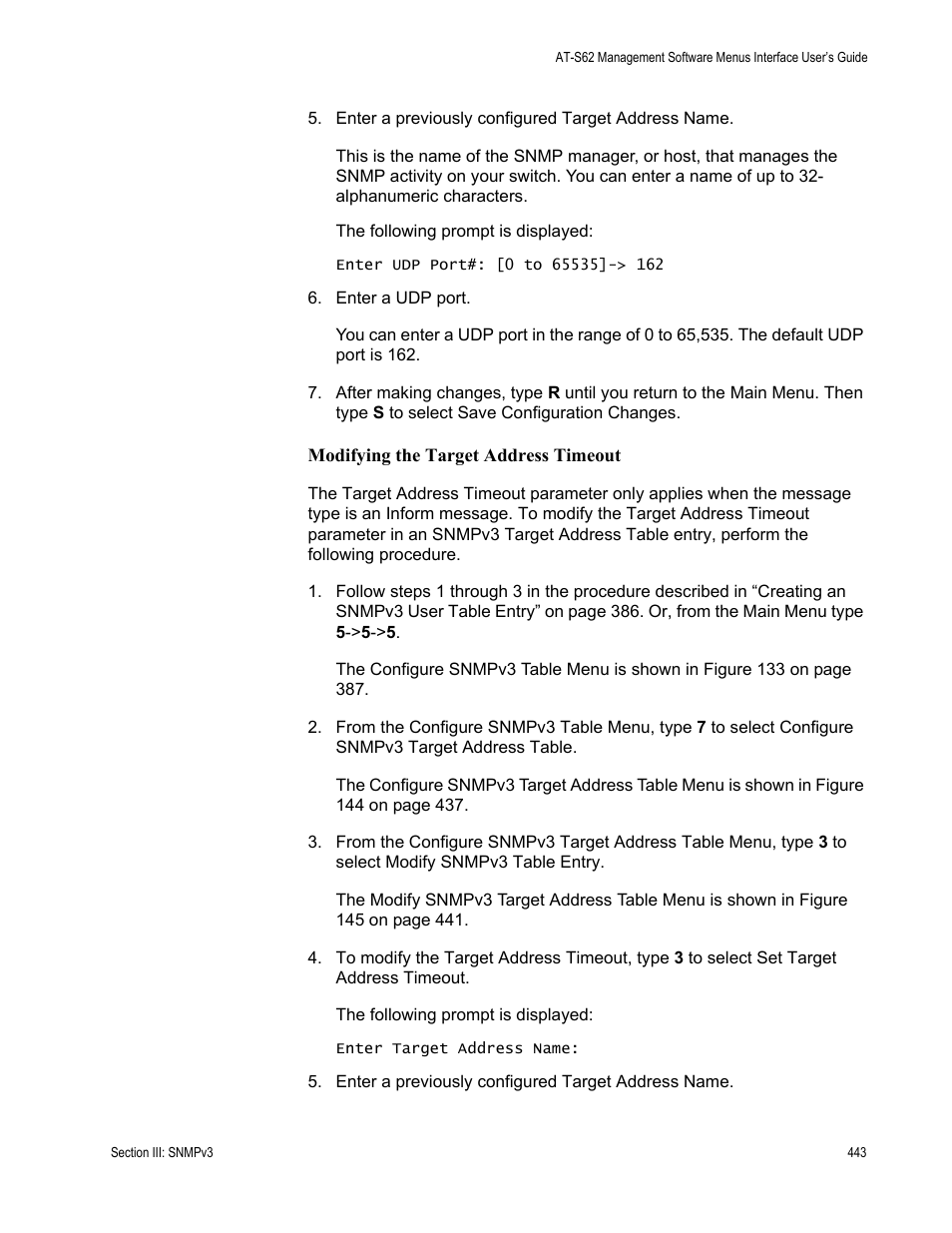 Allied Telesis AT-S62 User Manual | Page 443 / 822