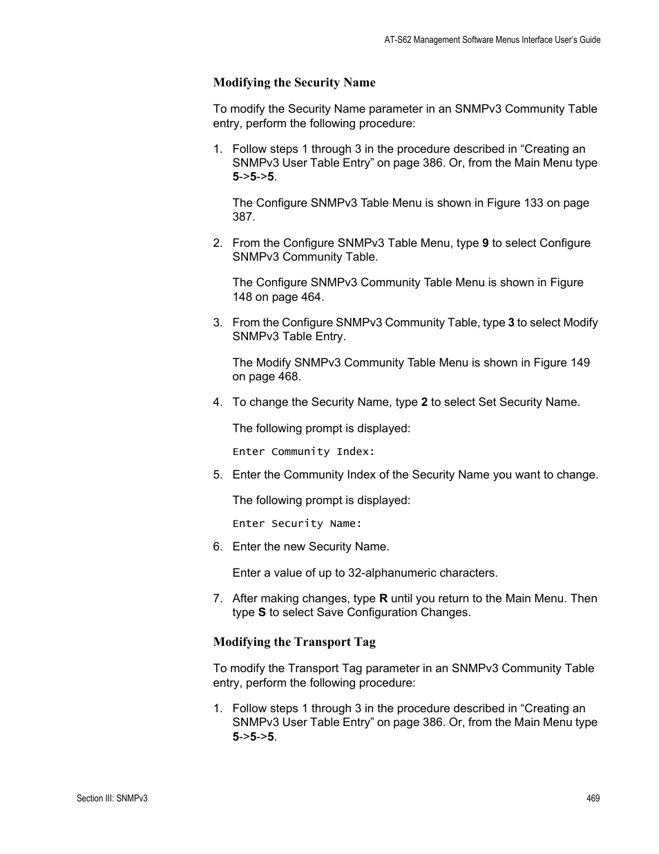 Allied Telesis AT-S62 User Manual | Page 469 / 822