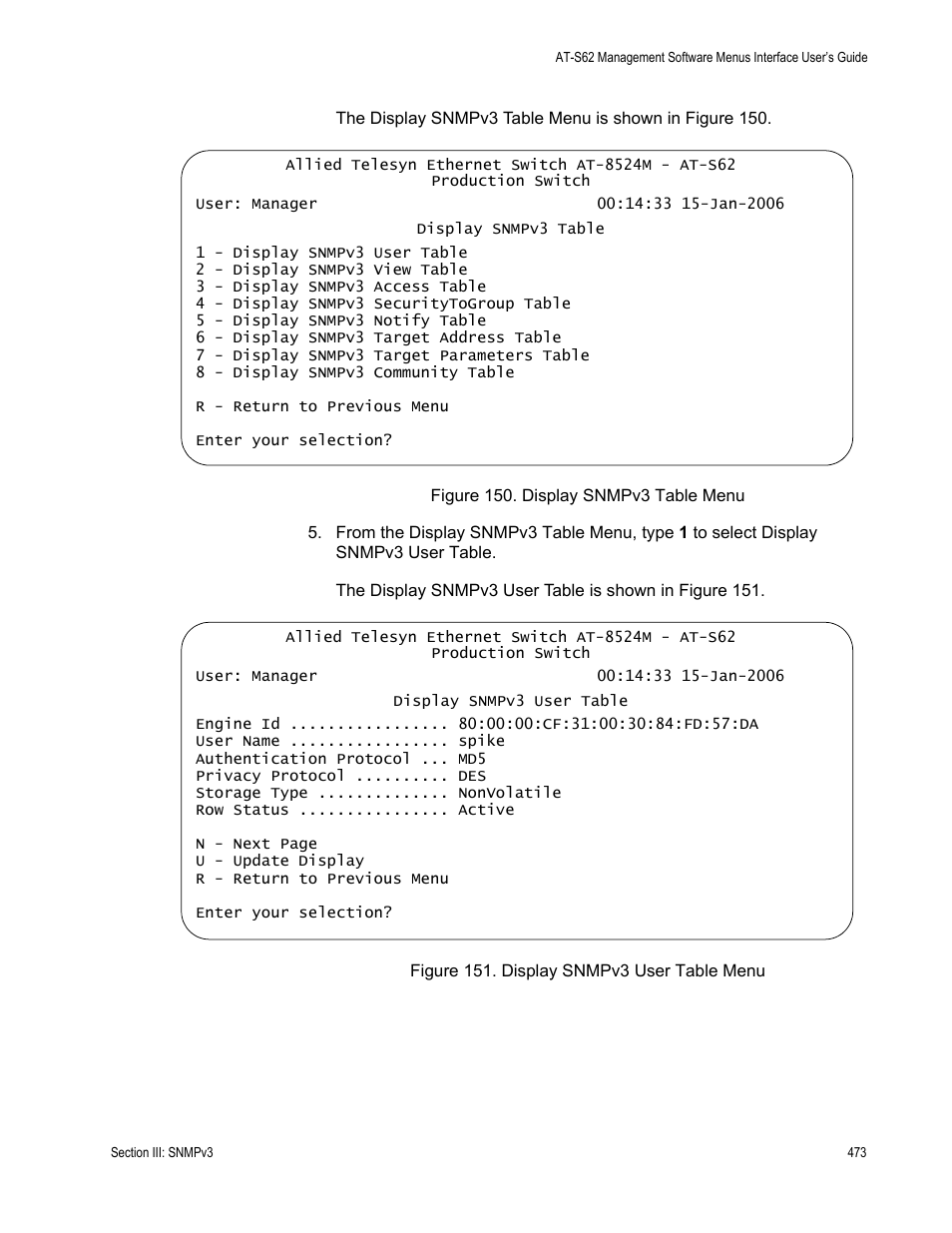 Allied Telesis AT-S62 User Manual | Page 473 / 822