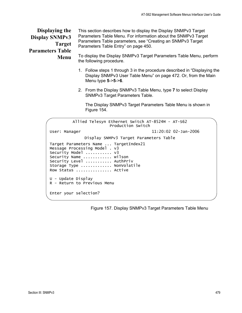 Allied Telesis AT-S62 User Manual | Page 479 / 822