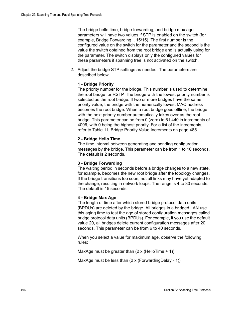 Allied Telesis AT-S62 User Manual | Page 496 / 822