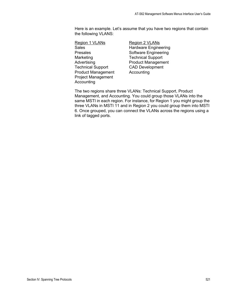 Allied Telesis AT-S62 User Manual | Page 521 / 822